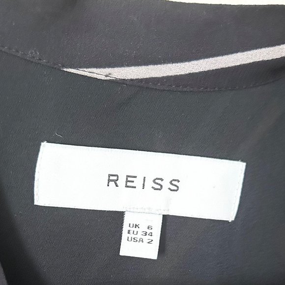 Reiss Caralisa Printed Button Front Midi Dress - Picture 5 of 6